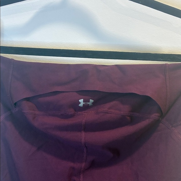 Under Armour Maroon HeatGear Leggings - Picture 4 of 4